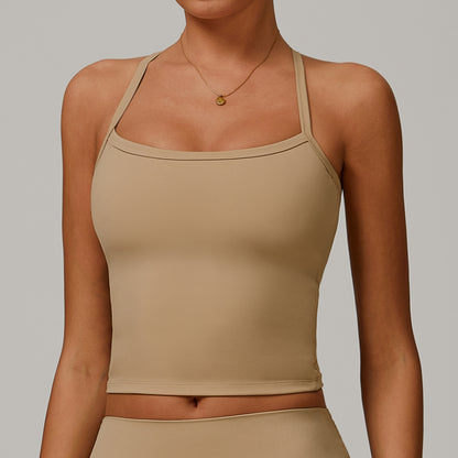 Sleek Strappy Back Yoga Vest