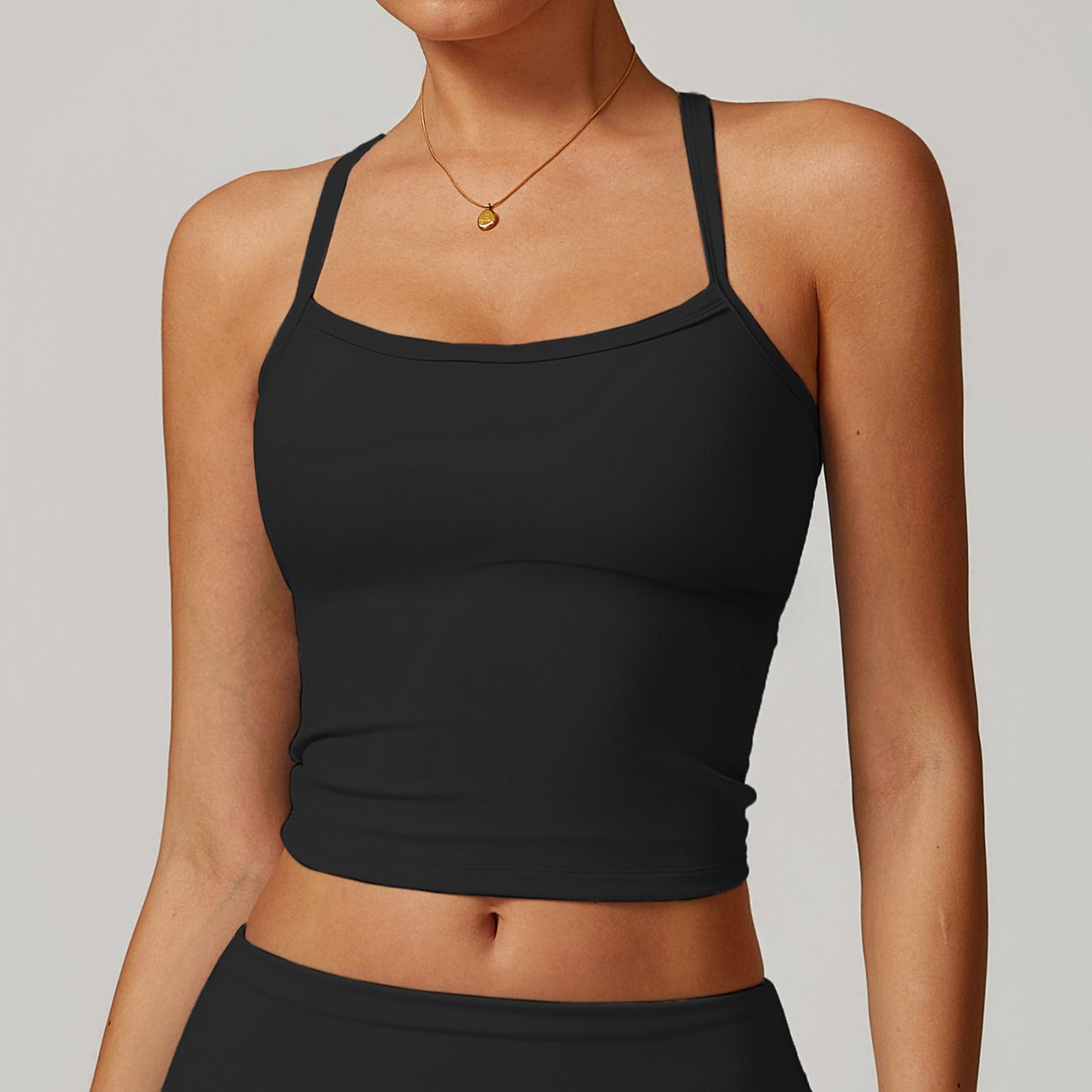 Sleek Strappy Back Yoga Vest