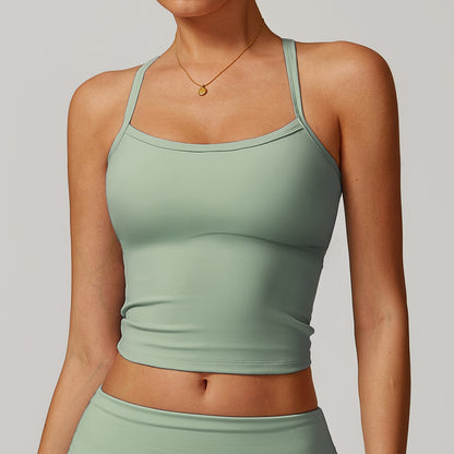 Sleek Strappy Back Yoga Vest