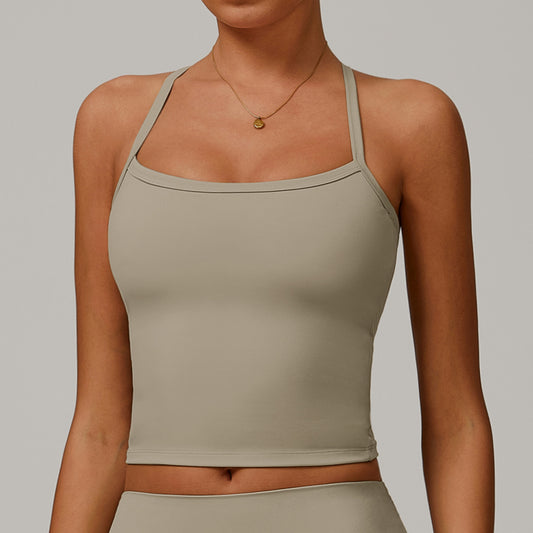 Sleek Strappy Back Yoga Vest