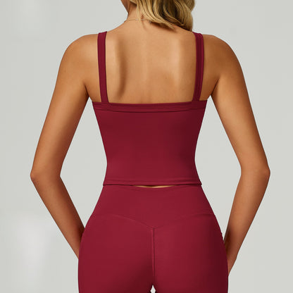 FlowForm Square-Neck Workout Tank