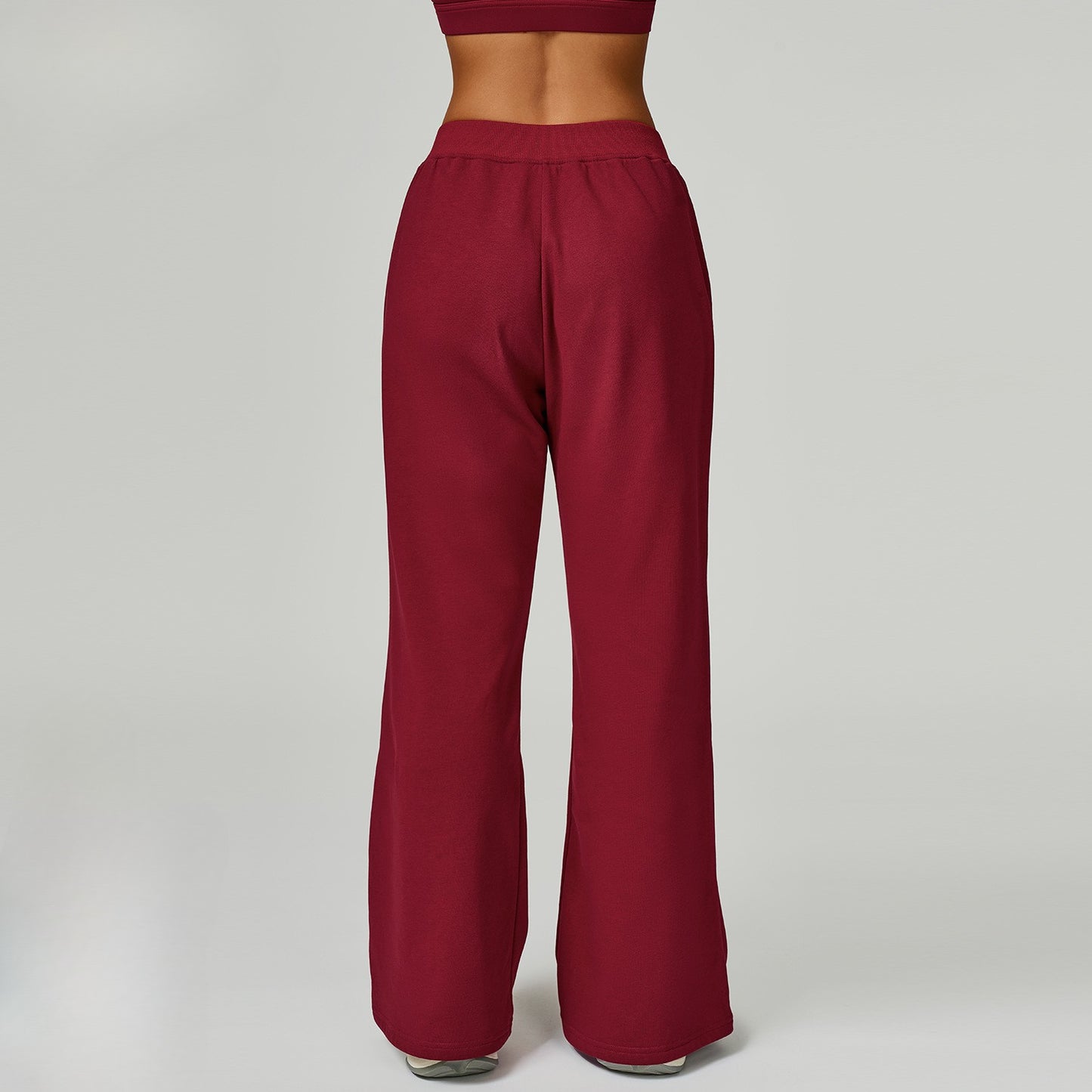 FlowEase High-Waist Wide-Leg Training Pants