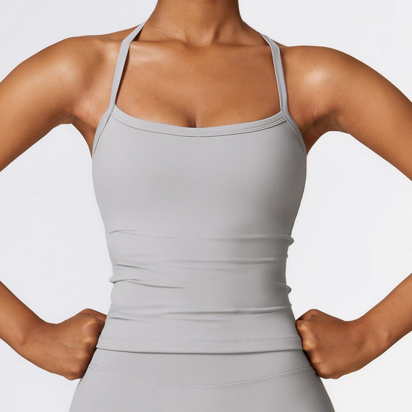 Sleek Strappy Back Yoga Vest